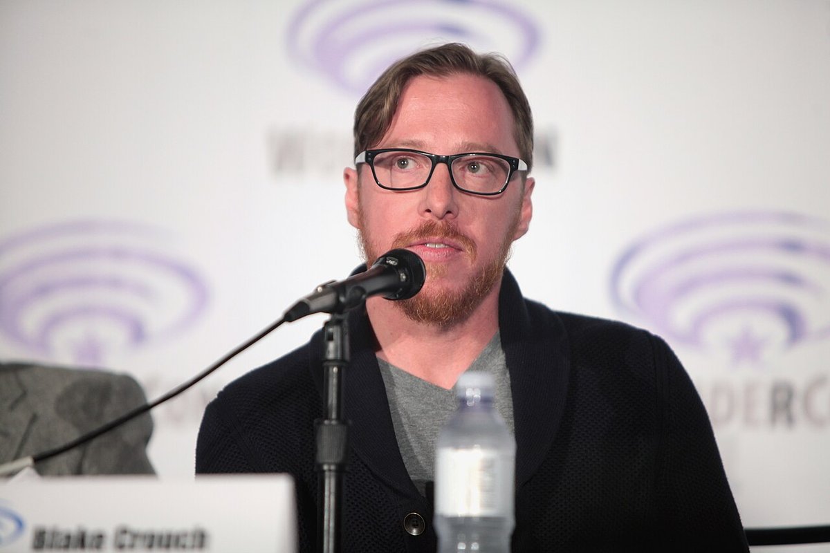Blake Crouch em um painel da WonderCon de 2016, em Los Angeles